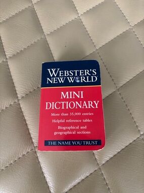 Mini Dictionary - Red and Navy
